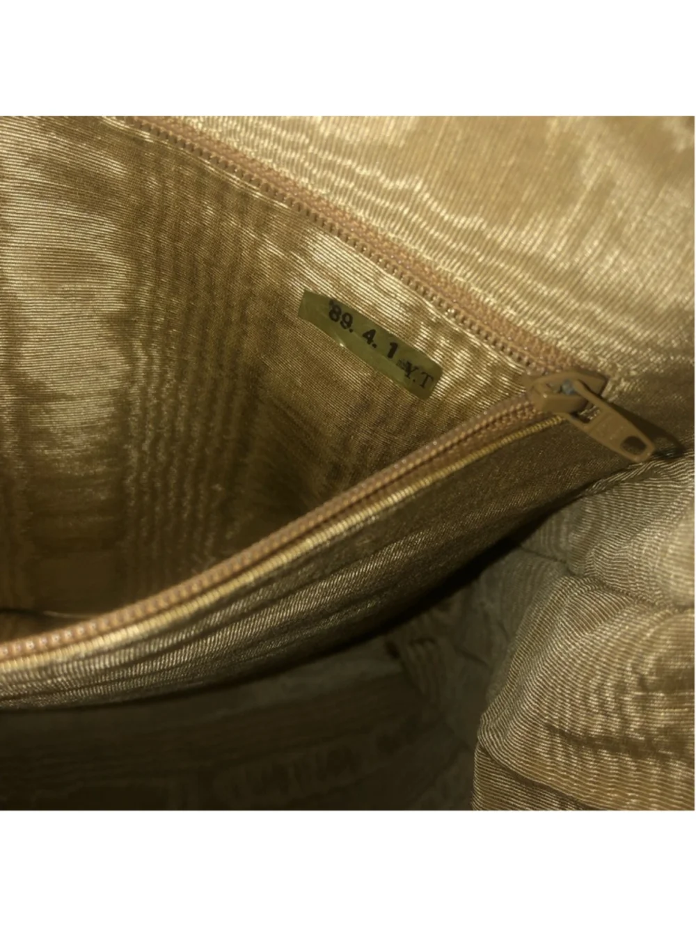 CHANEL Diamond Quilted Tan Leather Tote Bag Fully Lined with Zipper Pocket